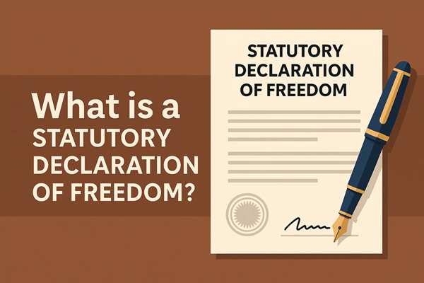 What is a Statutory Declaration of Freedom
