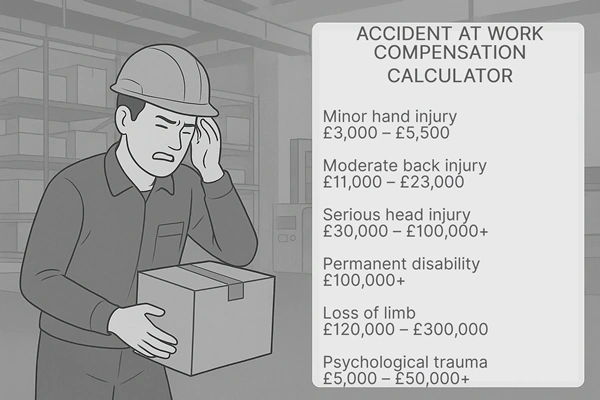 Accident at work compensation calculator UK Accident at work compensation calculator UK