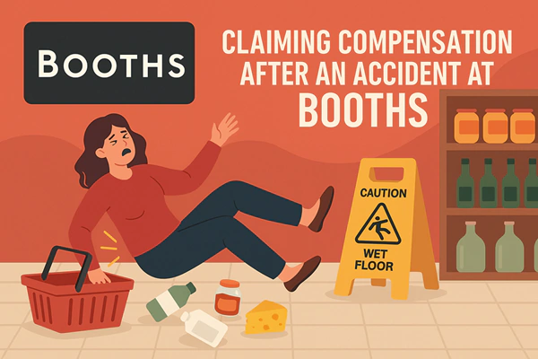 claiming compensation after an accident at booths