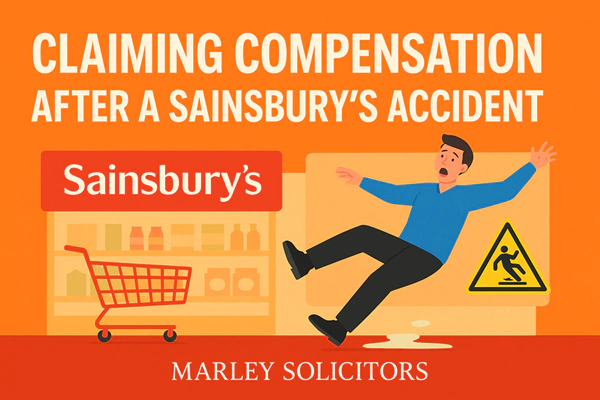 claiming compensation after an accident at sainsburys