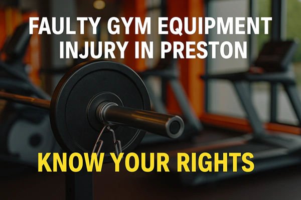 injured by faulty gym equipment in preston - what are your rights