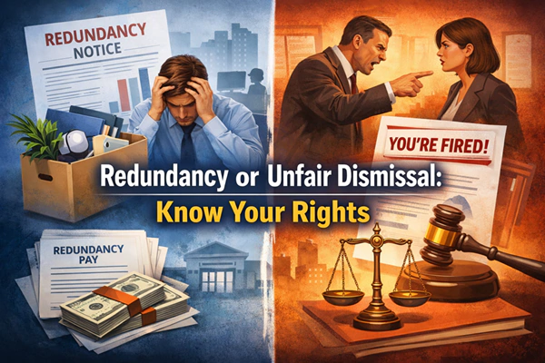 redundancy and unfair dismissal know your rights