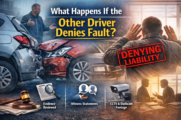 what happens if the other driver denies fault