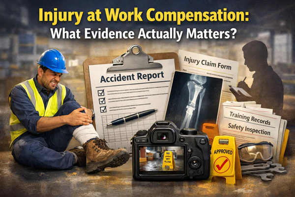 injury at work compensation - what evidence actually matters